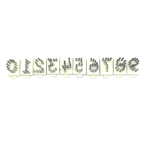 0-9 TATTOO DIGITS SET (3 8) NYLON BASE